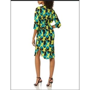 TEREA Women's Adeline Waist Tie Shirt Dress